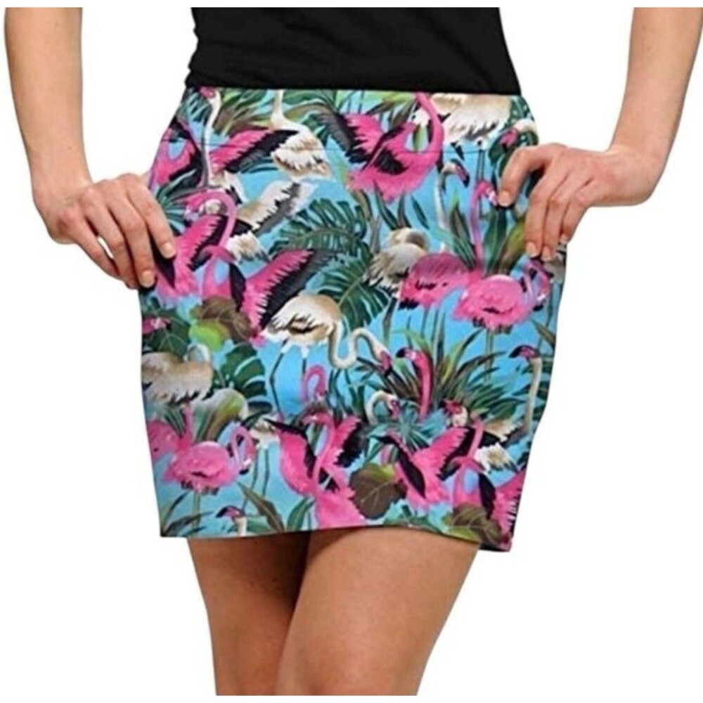 Loudmouth Flamingo Golf Skort